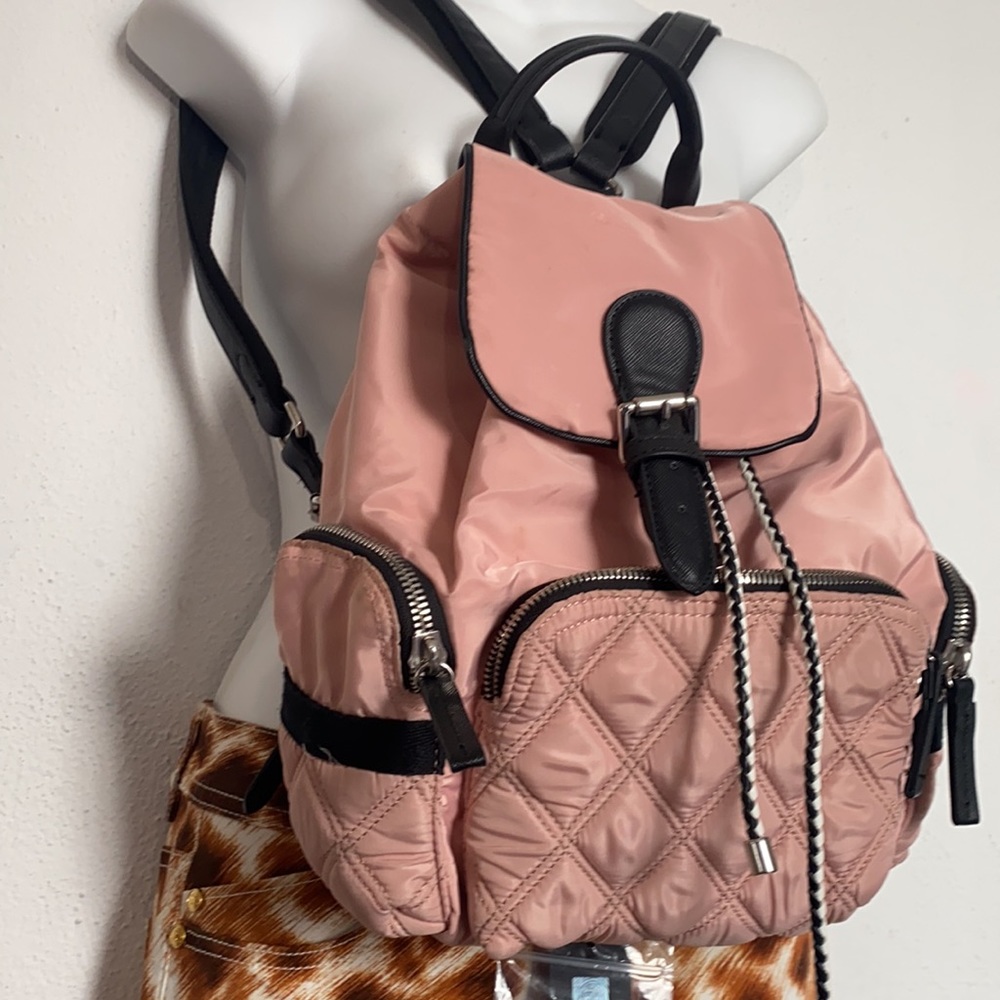 Zara quilted back pack